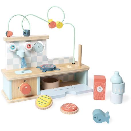 Cuisine d'éveil multi-activités Bleu 5 - vertbaudet enfant 