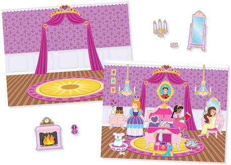 200 autocollants réutilisables - princesses Rose 3 - vertbaudet enfant 