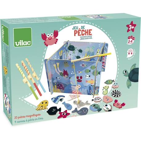 Pêche à la ligne magnétique m. Carlslund Bleu 3 - vertbaudet enfant 