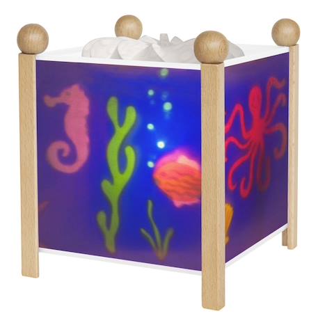 Lanterne magique mer - naturel Bleu 1 - vertbaudet enfant 