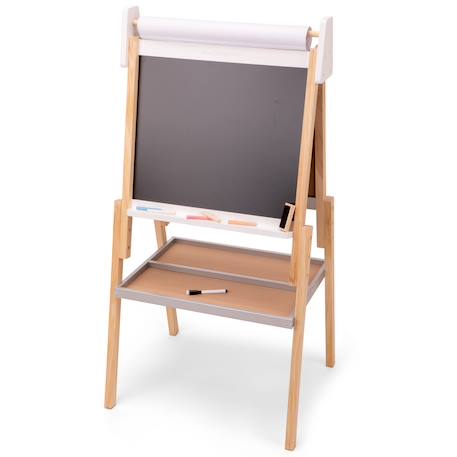 Chevalet en bois double-face Beige 1 - vertbaudet enfant 