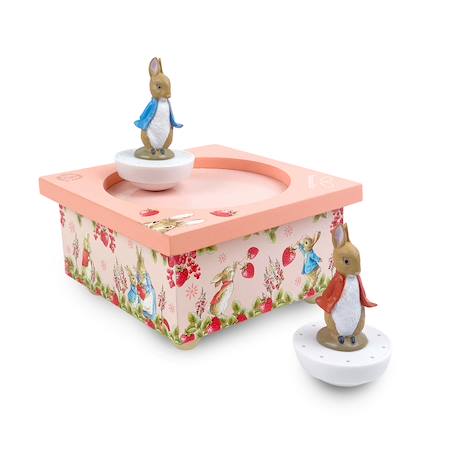 Boite à musique peter rabbit fraises Rose 5 - vertbaudet enfant 