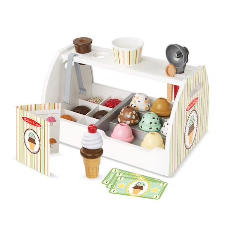 Comptoir à crème glacée Blanc 1 - vertbaudet enfant 