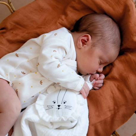 Body bébé manche longue Ecru 5 - vertbaudet enfant 