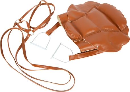 Selle et bride pour cheval de bois Marron 1 - vertbaudet enfant 