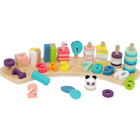 Jeu d'éveil 1,2,3 sous la canopée Bleu 2 - vertbaudet enfant 