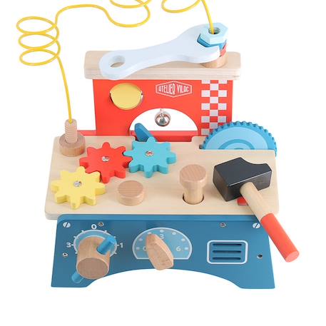 Établi d'éveil multi-activités Rouge 6 - vertbaudet enfant 