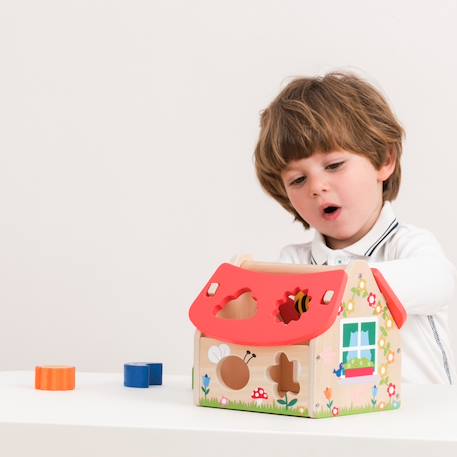 Maison des formes Rouge 4 - vertbaudet enfant 