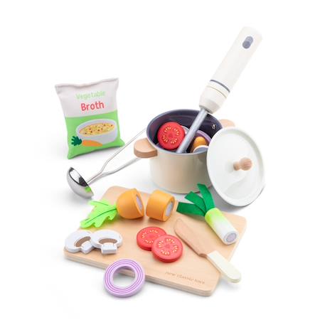Set de jeu pour préparer la soupe Beige 1 - vertbaudet enfant 