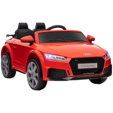 Voiture électrique enfant 12v audi tt rs Blanc+Noir+Rouge 13 - vertbaudet enfant 