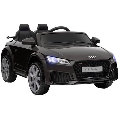 Voiture électrique enfant 12v audi tt rs Blanc+Noir+Rouge 7 - vertbaudet enfant 