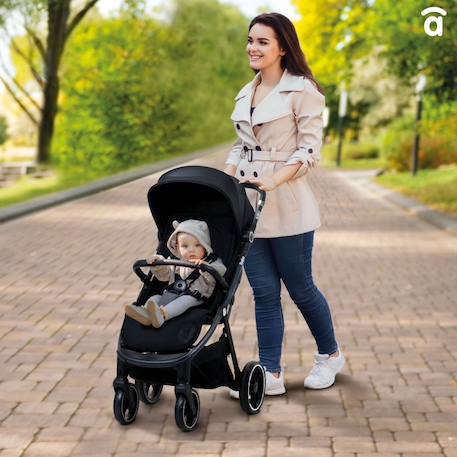 Poussette kibu Beige+Noir 2 - vertbaudet enfant 