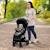 Poussette kibu Beige+Noir 2 - vertbaudet enfant 