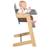 Chaise haute évolutive en bambou fsc® avec plateau repas nature up Anthracite - naturel+Blanc - naturel+Bois naturel 5 - vertbaudet enfant 