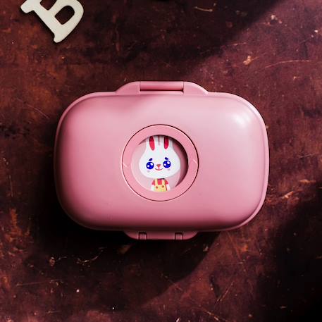 Boite à goûter enfant 600ml gram Blanc/rose+Bleu capy+Bleu dino+Bleu infinity+Bleu wolf+Cannelle fox+Rose birds+Rose blush+Rose moka+Rose papercut+Vert forest+Vert natural+Vert raccoon 42 - vertbaudet enfant 