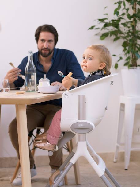 Chaise haute évolutive Up & Down gris 4 - vertbaudet enfant 