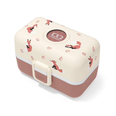 Lunch box à compartiments 800ml tresor Bleu dino+Bleu infinity+Bleu wolf+Cannelle fox+Rose birds+Rose blush+Rose papercut+Vert forest+Vert raccoon 17 - vertbaudet enfant 