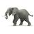 Figurine éléphant marchant Gris 1 - vertbaudet enfant 