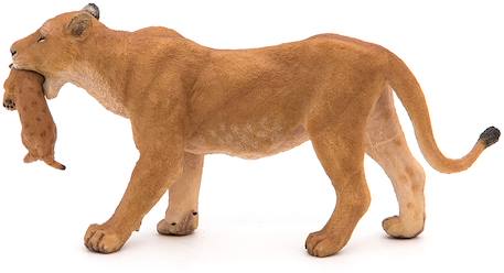 Figurine lionne avec son bébé lionceau Marron 6 - vertbaudet enfant 