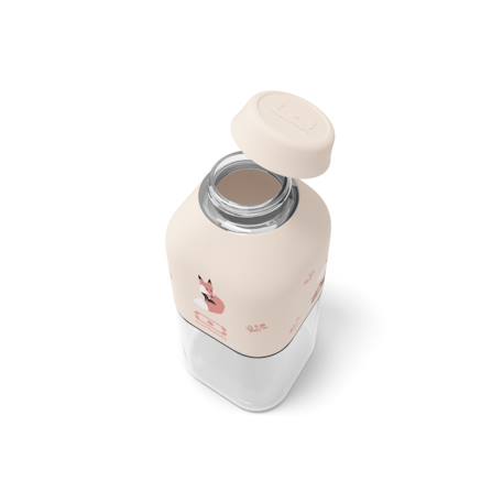 Bouteille enfant en tritan™ 330ml positive s Bleu+Bleu dino+Bleu wolf+Cannelle fox+Rose+Rose birds+Vert forest+Vert raccoon 12 - vertbaudet enfant 