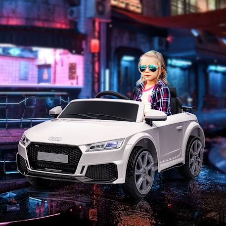 Voiture électrique enfant 12v audi tt rs Blanc+Noir+Rouge 2 - vertbaudet enfant 