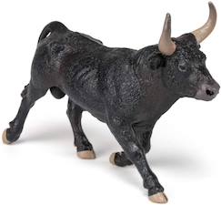 Jouet-Jeux d'imagination-Figurine taureau camarguais