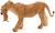 Figurine lionne avec son bébé lionceau Marron 5 - vertbaudet enfant 