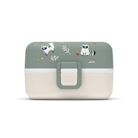 Lunch box à compartiments 800ml tresor Bleu dino+Bleu infinity+Bleu wolf+Cannelle fox+Rose birds+Rose blush+Rose papercut+Vert forest+Vert raccoon 47 - vertbaudet enfant 