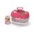 Boite à goûter enfant 600ml gram Blanc/rose+Bleu capy+Bleu dino+Bleu infinity+Bleu wolf+Cannelle fox+Rose birds+Rose blush+Rose moka+Rose papercut+Vert forest+Vert natural+Vert raccoon 37 - vertbaudet enfant 