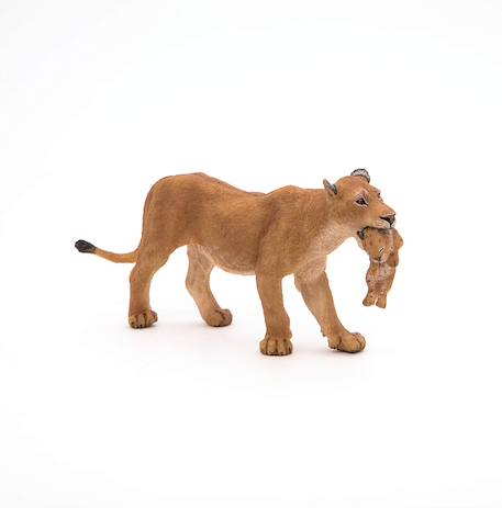 Figurine lionne avec son bébé lionceau Marron 1 - vertbaudet enfant 