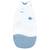 Gigoteuse bébé en coton - blue baleine Blanc/bleu 1 - vertbaudet enfant 