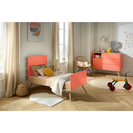 Lit évolutif - boreale Bleu+Gris+Orange 15 - vertbaudet enfant 