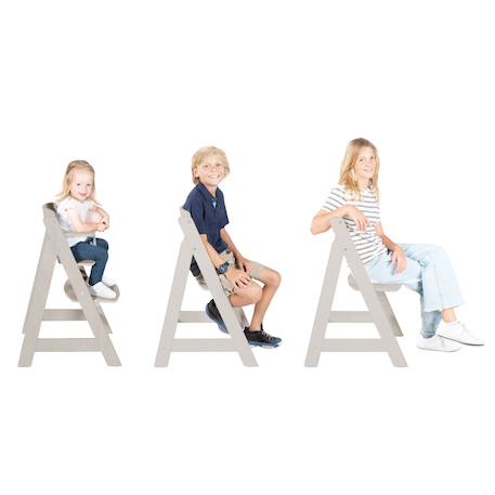 Chaise haute évolutive en bois sit up flex - utilisable jusqu'à la chaise d'adolescent Anthracite+Beige délavé+Blanc+Bois naturel+Cachemire / beige+Gris+Marron+Noir 9 - vertbaudet enfant 