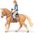 Figurine cheval western et sa cavalière Beige 4 - vertbaudet enfant 