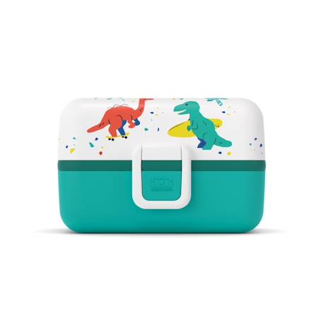 Lunch box à compartiments 800ml tresor Bleu dino+Bleu infinity+Bleu wolf+Cannelle fox+Rose birds+Rose blush+Rose papercut+Vert forest+Vert raccoon 2 - vertbaudet enfant 