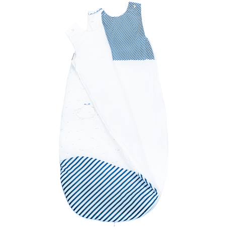 Gigoteuse bébé en coton - blue baleine Blanc/bleu 2 - vertbaudet enfant 