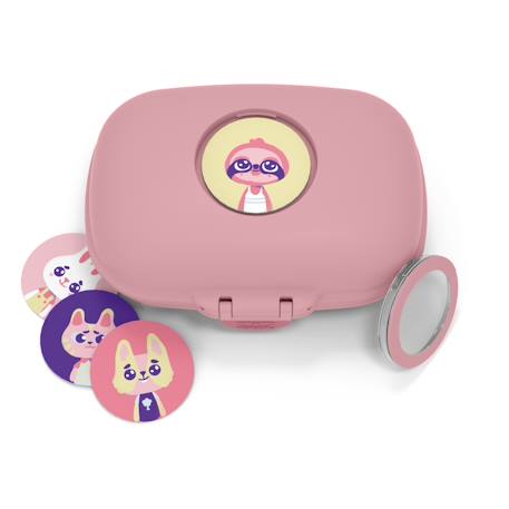 Boite à goûter enfant 600ml gram Blanc/rose+Bleu capy+Bleu dino+Bleu infinity+Bleu wolf+Cannelle fox+Rose birds+Rose blush+Rose moka+Rose papercut+Vert forest+Vert natural+Vert raccoon 40 - vertbaudet enfant 