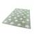 Tapis enfant fait main en coton bio etoile Vert 5 - vertbaudet enfant 