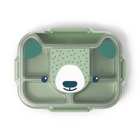Lunch box plateau pique-nique 950ml wonder Vert bear 2 - vertbaudet enfant 