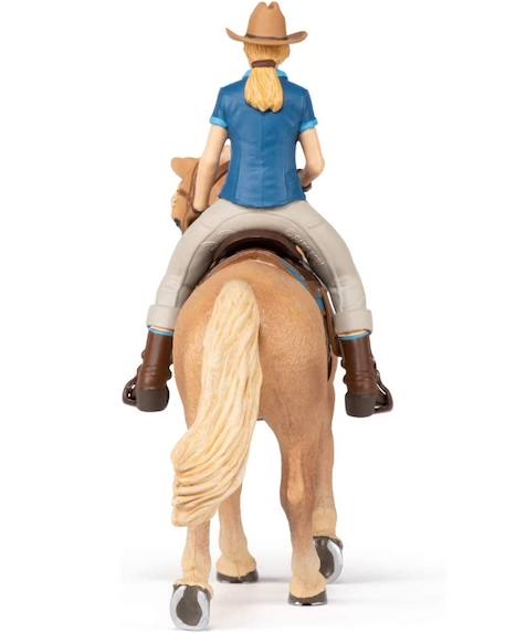 Figurine cheval western et sa cavalière Beige 6 - vertbaudet enfant 