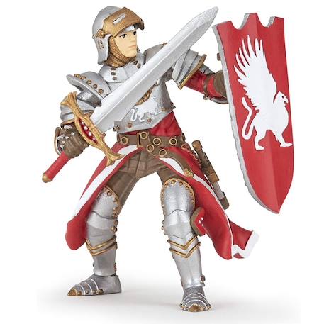 Figurine chevalier griffon Rouge 1 - vertbaudet enfant 