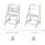 Chaise haute évolutive en bois sit up flex - utilisable jusqu'à la chaise d'adolescent Anthracite+Beige délavé+Blanc+Bois naturel+Cachemire / beige+Gris+Marron+Noir 11 - vertbaudet enfant 