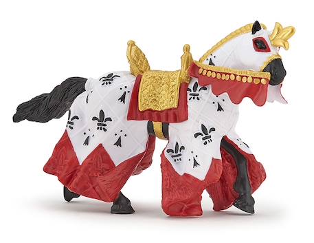 Figurine cheval du roi arthur Rouge 1 - vertbaudet enfant 
