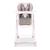 Chaise haute à roulettes pink bunny Rose 2 - vertbaudet enfant 