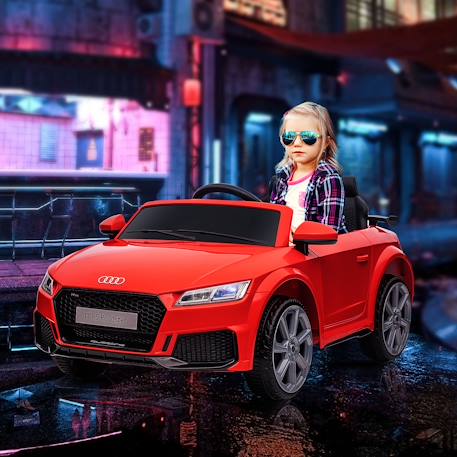 Voiture électrique enfant 12v audi tt rs Blanc+Noir+Rouge 14 - vertbaudet enfant 