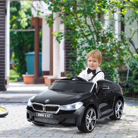 Voiture électrique enfant 6v bmw 6 gt noire Noir 2 - vertbaudet enfant 
