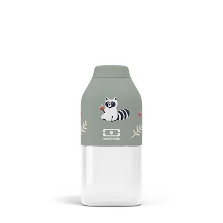 Bouteille enfant en tritan™ 330ml positive s Bleu+Bleu dino+Bleu wolf+Cannelle fox+Rose+Rose birds+Vert forest+Vert raccoon 25 - vertbaudet enfant 