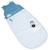Gigoteuse bébé ouatinee en coton - lazare Blanc/bleu+Bleu foncé/bleu 4 - vertbaudet enfant 