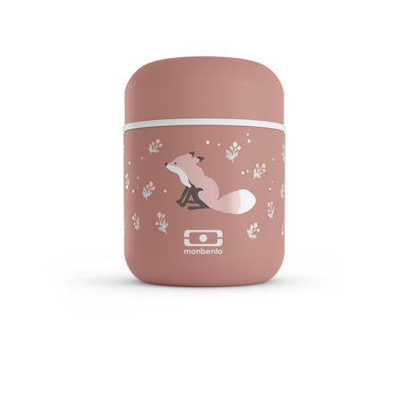 Lunch box isotherme enfant 280ml capsule Bleu dino+Cannelle fox+Rose birds+Vert raccoon 6 - vertbaudet enfant 