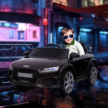 Voiture électrique enfant 12v audi tt rs Blanc+Noir+Rouge 8 - vertbaudet enfant 